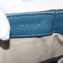 Chloe Chloe C Shoulder Bag Leather Blue Gold Auth ka5709A-24