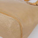 LOUIS VUITTON Monogram Vernis Houston Hand Bag Noisette M91340 LV Auth ka5711-14