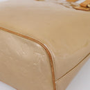 LOUIS VUITTON Monogram Vernis Houston Hand Bag Noisette M91340 LV Auth ka5711-16