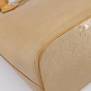 LOUIS VUITTON Monogram Vernis Houston Hand Bag Noisette M91340 LV Auth ka5711-9