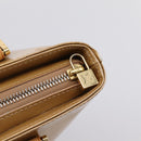 LOUIS VUITTON Monogram Vernis Houston Hand Bag Noisette M91340 LV Auth ka5711-17
