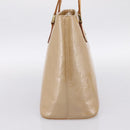 LOUIS VUITTON Monogram Vernis Houston Hand Bag Noisette M91340 LV Auth ka5711-3