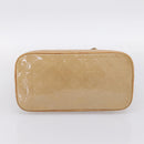 LOUIS VUITTON Monogram Vernis Houston Hand Bag Noisette M91340 LV Auth ka5711-5