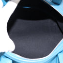 BALENCIAGA Air Hobo Hand Bag Leather 2way Blue Silver 466844 Auth ka5712A-19