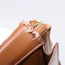 LOUIS VUITTON Monogram Vernis Motto Accessory Pouch Bronze M91138 LV Auth ka5713-20