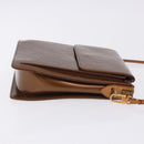 LOUIS VUITTON Monogram Vernis Motto Accessory Pouch Bronze M91138 LV Auth ka5713-4