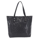 GUCCI GG Implementation Tote Bag PVC Black Silver 229848 Auth ka5714A-2