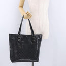 GUCCI GG Implementation Tote Bag PVC Black Silver 229848 Auth ka5714A-22