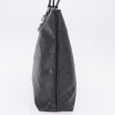 GUCCI GG Implementation Tote Bag PVC Black Silver 229848 Auth ka5714A-4