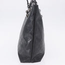 GUCCI GG Implementation Tote Bag PVC Black Silver 229848 Auth ka5714A-5