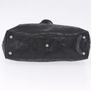 GUCCI GG Implementation Tote Bag PVC Black Silver 229848 Auth ka5714A-9