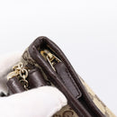 GUCCI GG Canvas Sherry Line Shoulder Bag Beige Gold 144388 Auth ka5715A-15