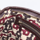 GUCCI GG Canvas Sherry Line Shoulder Bag Beige Gold 144388 Auth ka5715A-20