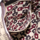 GUCCI GG Canvas Sherry Line Shoulder Bag Beige Gold 144388 Auth ka5715A-21