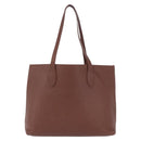 BURBERRY Tote Bag Leather Brown Auth ka5716-2
