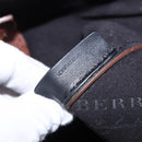 BURBERRY Tote Bag Leather Brown Auth ka5716-20