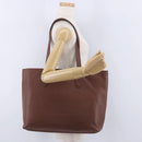 BURBERRY Tote Bag Leather Brown Auth ka5716-21