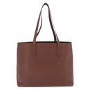 BURBERRY Tote Bag Leather Brown Auth ka5716-3
