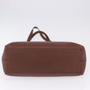 BURBERRY Tote Bag Leather Brown Auth ka5716-9
