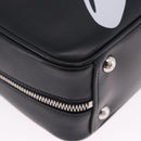 PRADA Hand Bag Leather 2way Black Silver Auth ka5717M-16
