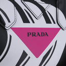 PRADA Hand Bag Leather 2way Black Silver Auth ka5717M-21