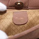 GUCCI Bamboo Hand Bag Suede Brown Gold 000 123 0316 Auth ka5718-17