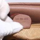 GUCCI Bamboo Hand Bag Suede Brown Gold 000 123 0316 Auth ka5718-12