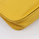 HERMES Evelyn 3PM Shoulder Bag Taurillon Clemence Leather Yellow Auth ka5719SAV-13