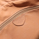 CELINE Macadam Canvas Shoulder Bag PVC Leather Brown Gold Auth ka5720A-12
