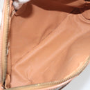 CELINE Macadam Canvas Shoulder Bag PVC Leather Brown Gold Auth ka5720A-11
