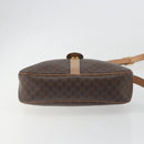 CELINE Macadam Canvas Shoulder Bag PVC Leather Brown Gold Auth ka5720A-5