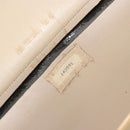 CHANEL Matelasse Chain Shoulder Bag Leather Beige Gold CC Auth ka5721-23