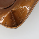 LOUIS VUITTON Monogram Vernis Thompson Street Bag Bronze M91124 LV Auth ka5722-17