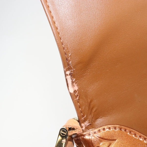 LOUIS VUITTON Monogram Vernis Thompson Street Bag Bronze M91124 LV Auth ka5722