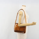 LOUIS VUITTON Monogram Vernis Thompson Street Bag Bronze M91124 LV Auth ka5722-24