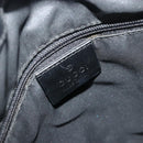 GUCCI GG Canvas Tote Bag Black Silver 002 1076 2684 Auth ka5725-15