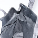 GUCCI GG Canvas Tote Bag Black Silver 002 1076 2684 Auth ka5725-17