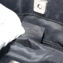 GUCCI GG Canvas Tote Bag Black Silver 002 1076 2684 Auth ka5725-22