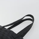 GUCCI GG Canvas Tote Bag Black Silver 002 1076 2684 Auth ka5725-8