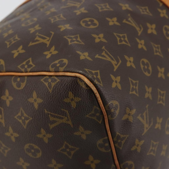 LOUIS VUITTON Monogram Keepall 55 Boston Bag M41424 LV Auth ka5726