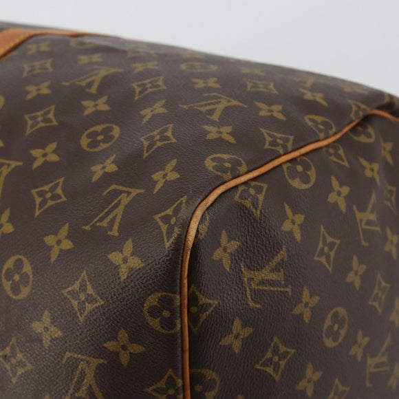 LOUIS VUITTON Monogram Keepall 55 Boston Bag M41424 LV Auth ka5726