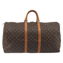 LOUIS VUITTON Monogram Keepall 55 Boston Bag M41424 LV Auth ka5726-3