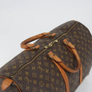 LOUIS VUITTON Monogram Keepall 55 Boston Bag M41424 LV Auth ka5726-6