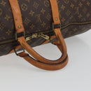 LOUIS VUITTON Monogram Keepall 55 Boston Bag M41424 LV Auth ka5726-7