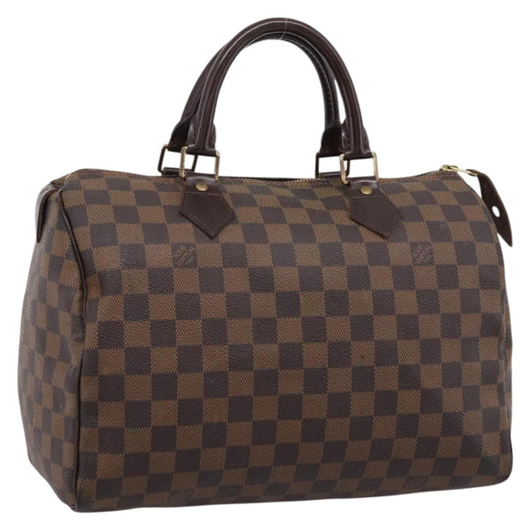 LOUIS VUITTON Damier Azur Speedy 30 Hand Bag N41533 LV Auth ka5727A