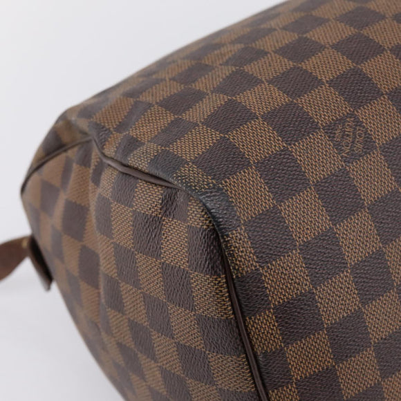 LOUIS VUITTON Damier Azur Speedy 30 Hand Bag N41533 LV Auth ka5727A