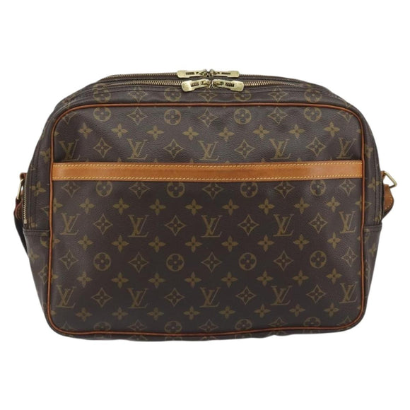 LOUIS VUITTON Monogram Reporter GM Shoulder Bag M45252 LV Auth ka5728A