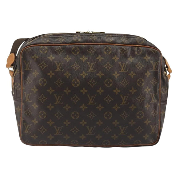 LOUIS VUITTON Monogram Reporter GM Shoulder Bag M45252 LV Auth ka5728A