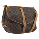LOUIS VUITTON Monogram Saumur 35 Shoulder Bag M42254 LV Auth ka5729-1