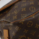 LOUIS VUITTON Monogram Saumur 35 Shoulder Bag M42254 LV Auth ka5729-15